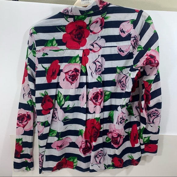 Kate Spade Rose Pajama Top - Picture 3 of 7